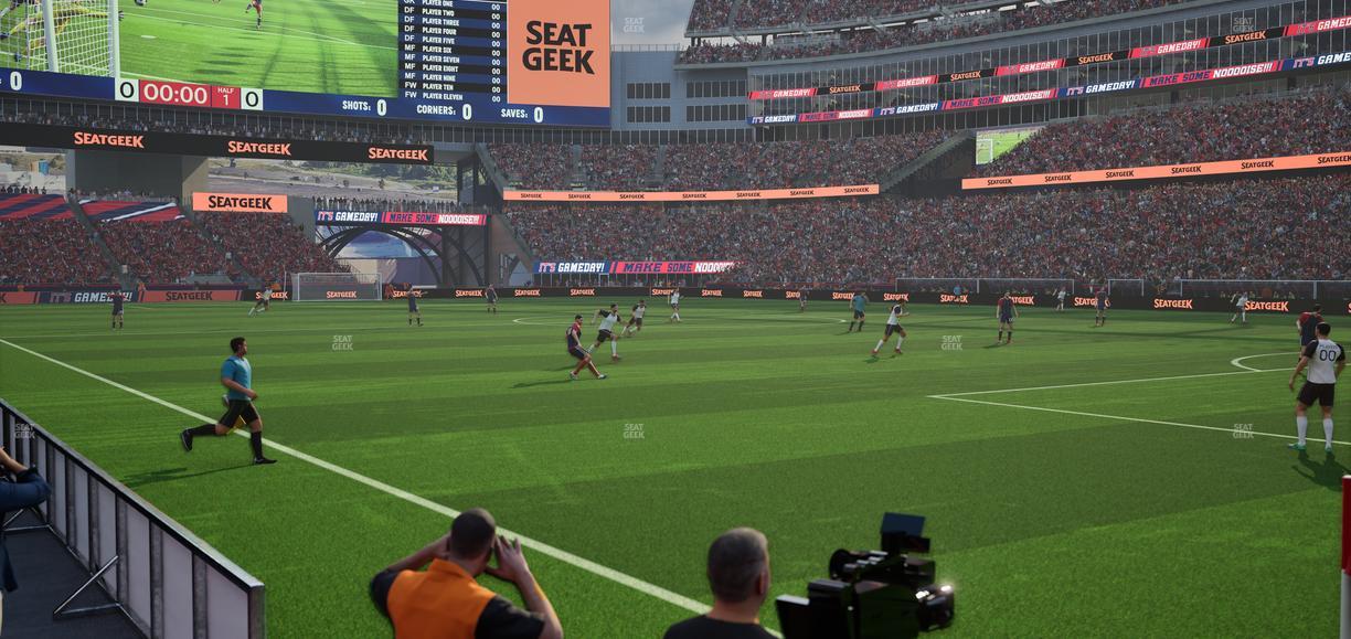 Gillette Stadium - Section 126 Seat View