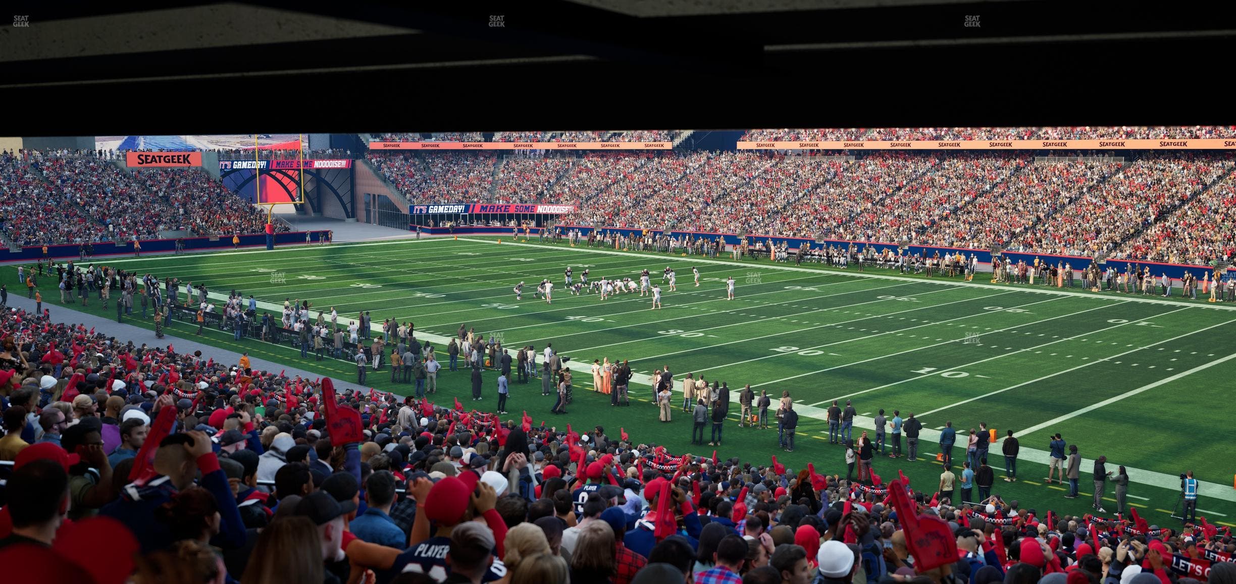 Gillette Stadium - Section 126 Seat View