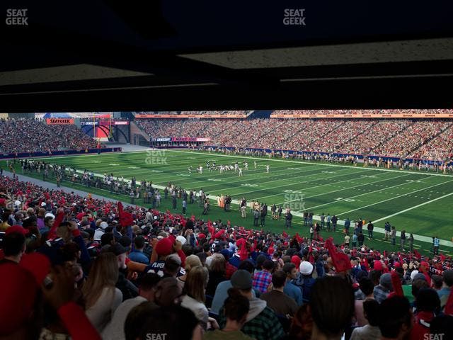 Gillette Stadium - Section 126 Seat View Gillette Stadium - Section 126 Seat View