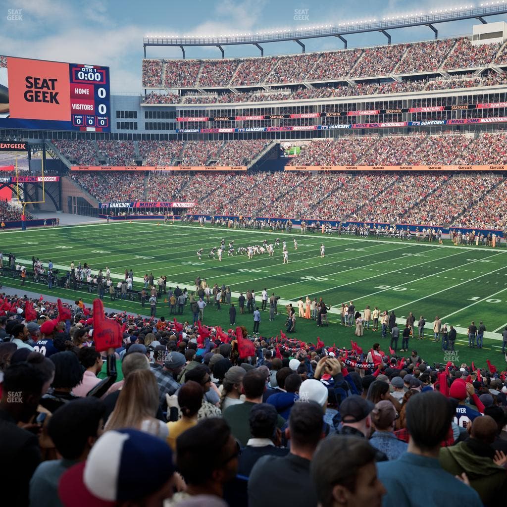 Gillette Stadium - Section 127 Seat View