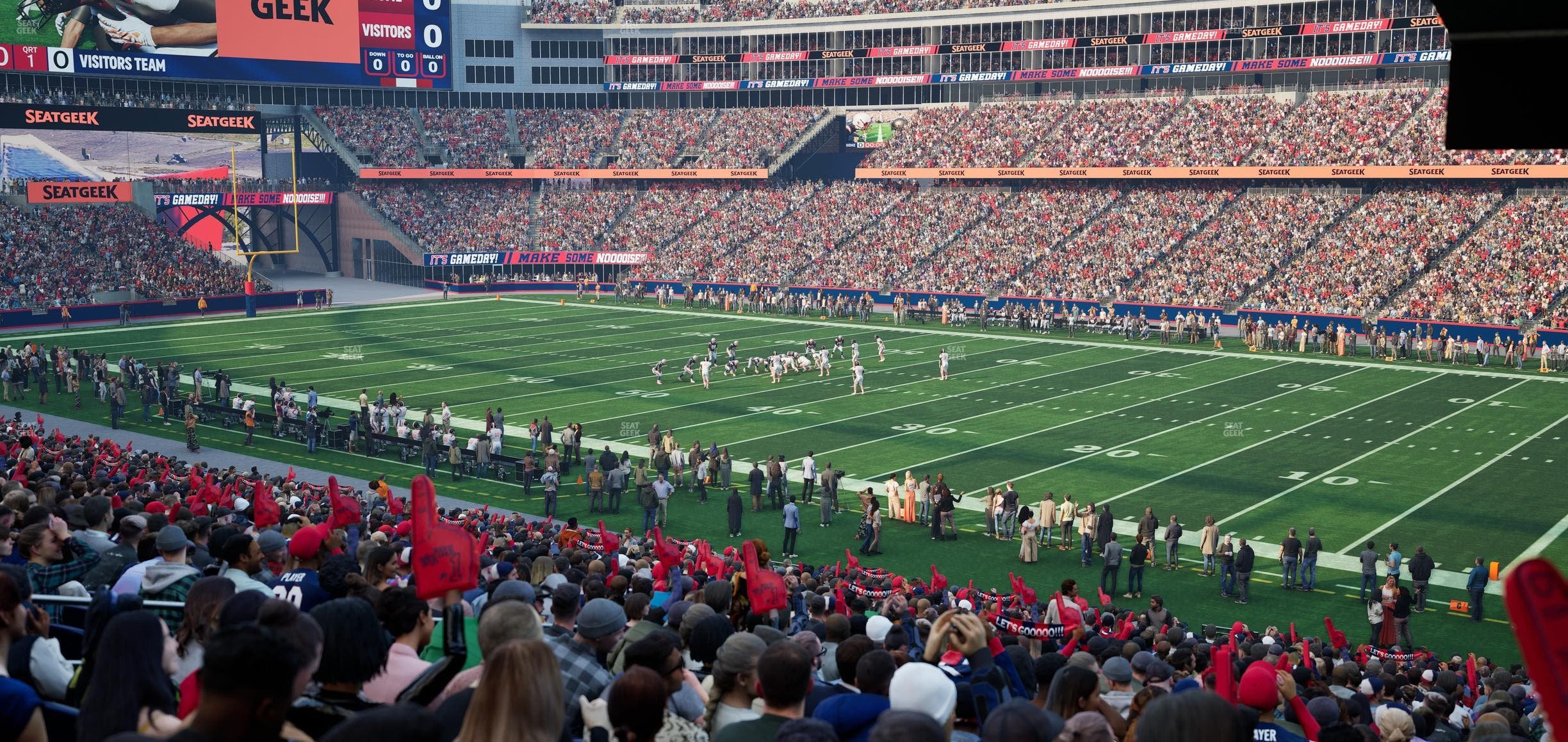 Gillette Stadium - Section 127 Seat View