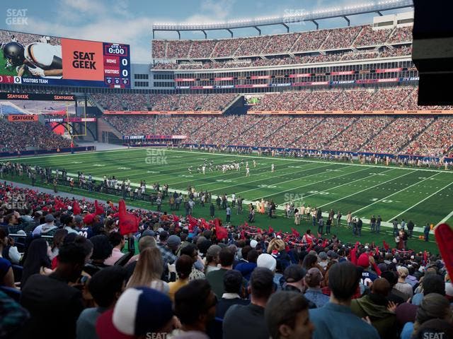Gillette Stadium - Section 127 Seat View Gillette Stadium - Section 127 Seat View