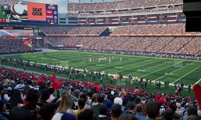 Gillette Stadium - Section 127 Seat View