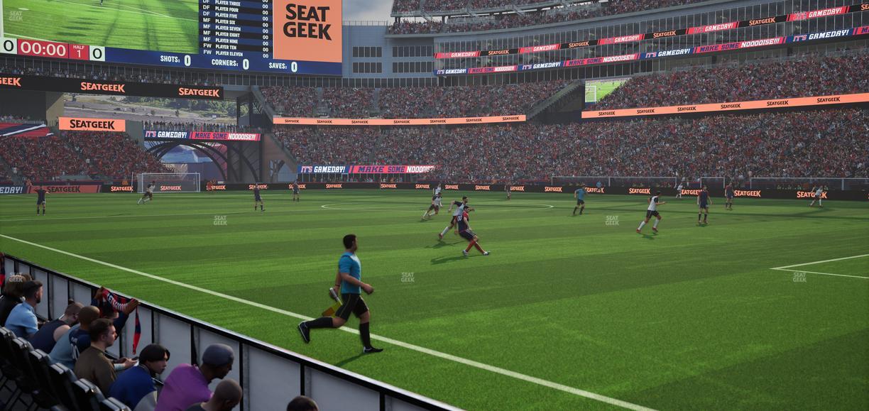 Gillette Stadium - Section 127 Seat View