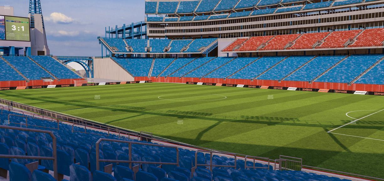 Gillette Stadium - Section 127 Seat View