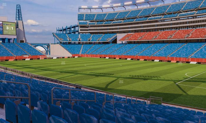 Gillette Stadium - Section 127 Seat View