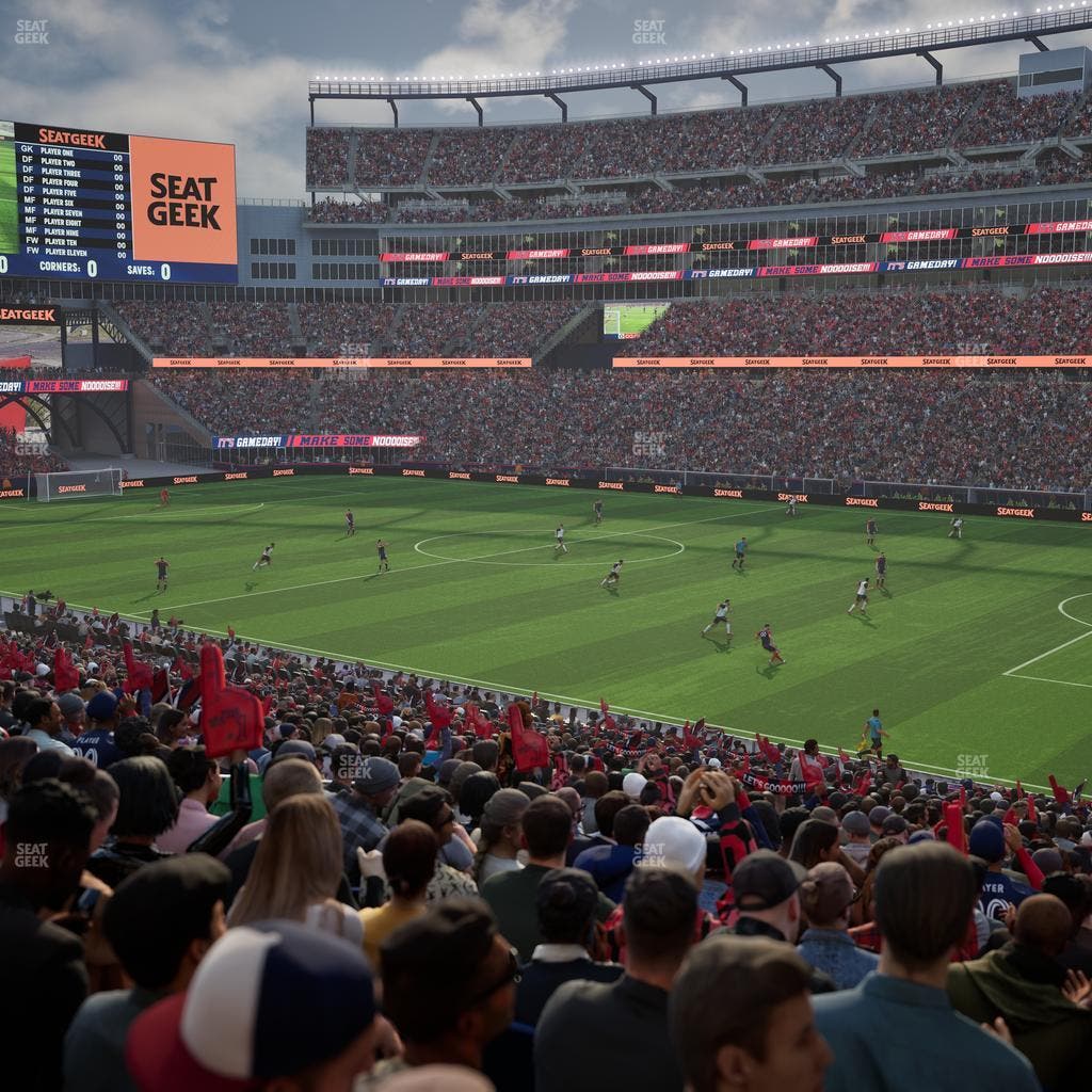 Gillette Stadium - Section 127 Seat View