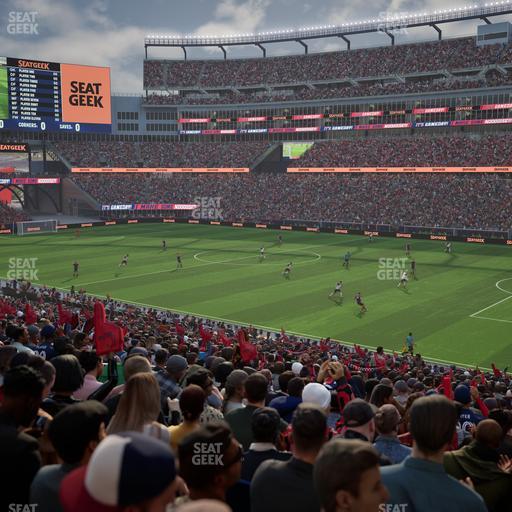 Gillette Stadium - Section 127 Seat View