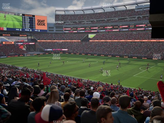 Gillette Stadium - Section 127 Seat View