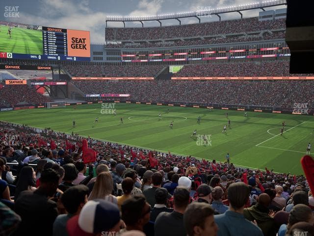 Gillette Stadium - Section 127 Seat View