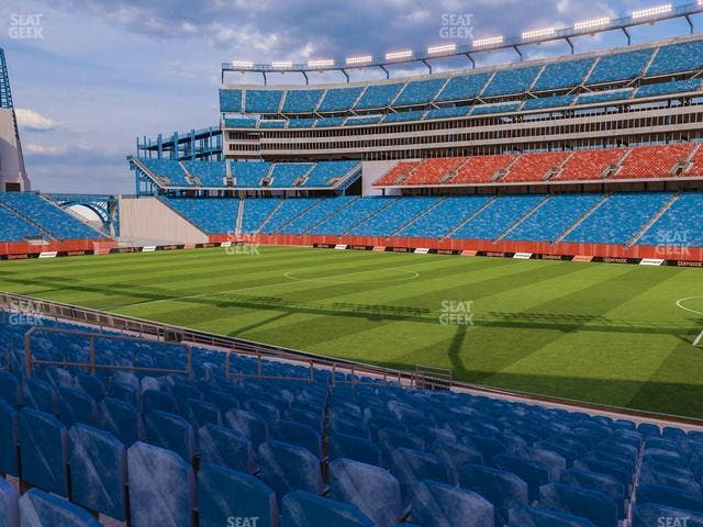 Gillette Stadium - Section 128 Seat View