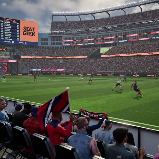 Gillette Stadium - Section 128 Seat View