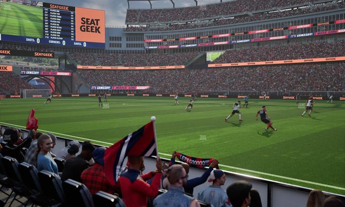 Gillette Stadium - Section 128 Seat View