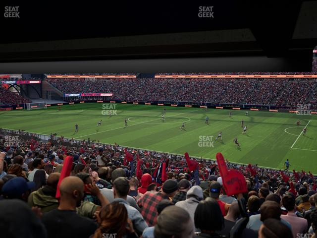 Gillette Stadium - Section 128 Seat View