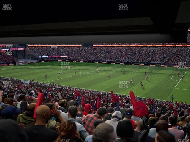 Gillette Stadium - Section 128 Seat View