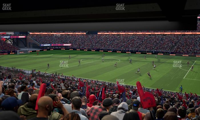 Gillette Stadium - Section 128 Seat View