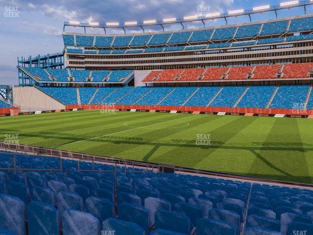 Gillette Stadium - Section 129 Seat View