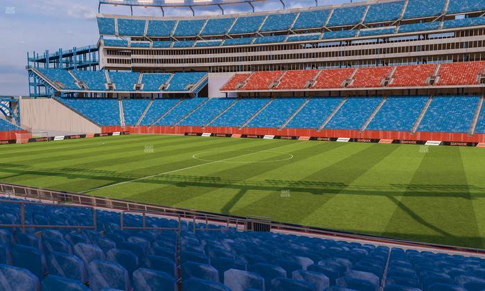 Gillette Stadium - Section 129 Seat View