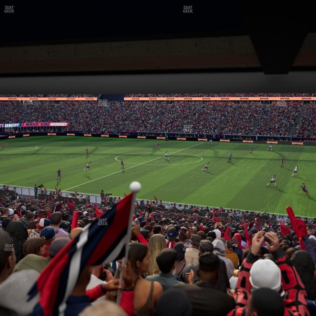 Gillette Stadium - Section 129 Seat View