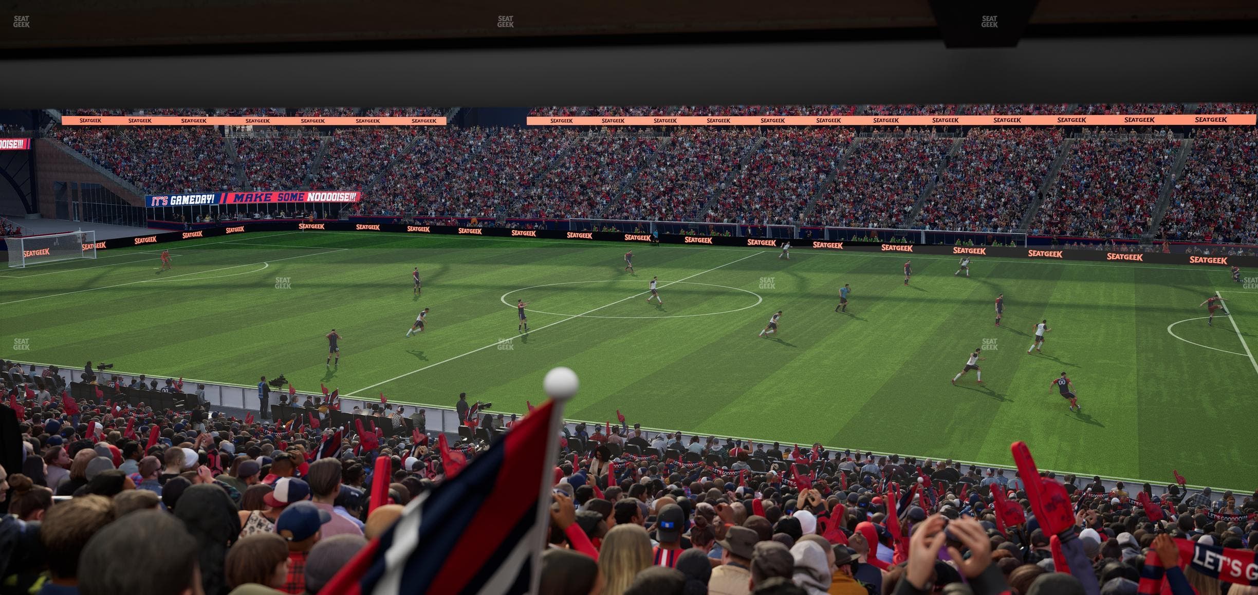 Gillette Stadium - Section 129 Seat View