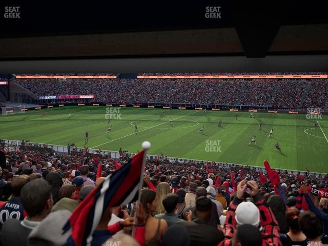 Gillette Stadium - Section 129 Seat View