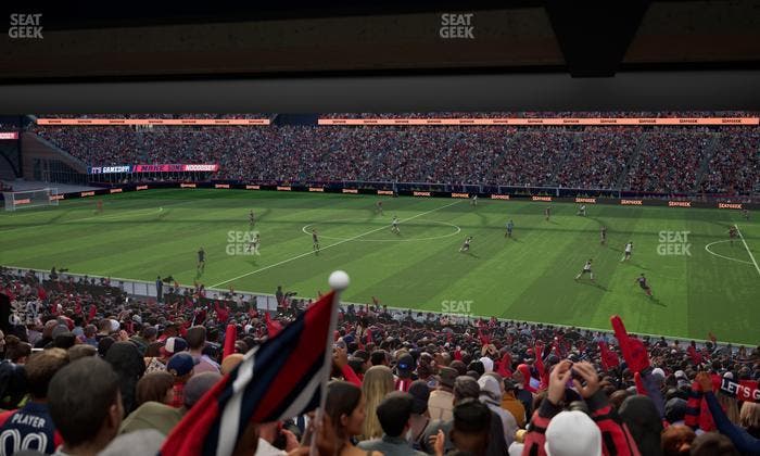 Gillette Stadium - Section 129 Seat View