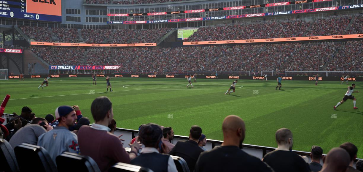 Gillette Stadium - Section 129 Seat View