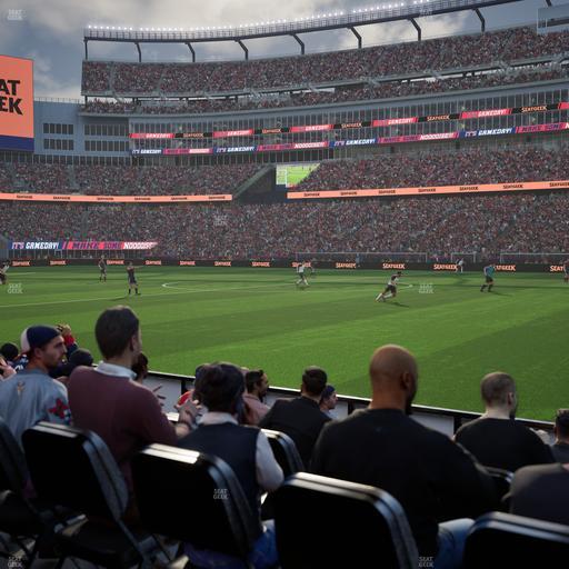 Gillette Stadium - Section 129 Seat View