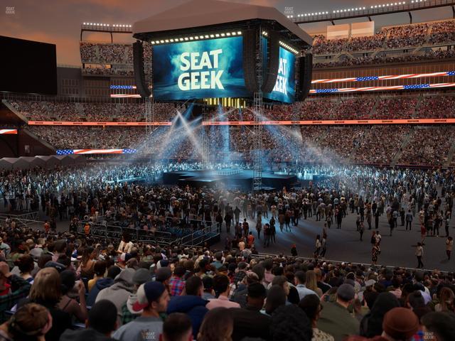 Gillette Stadium - Section 129 Seat View Gillette Stadium - Section 129 Seat View