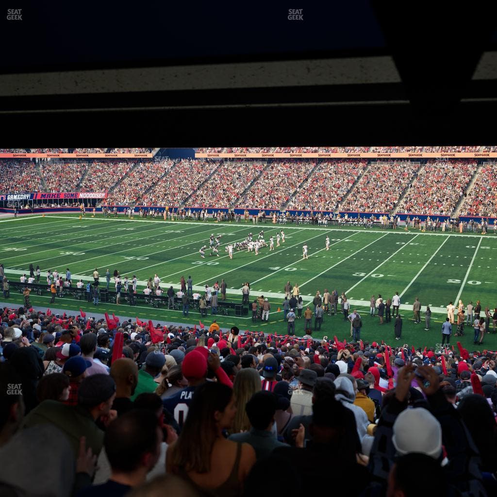 Gillette Stadium - Section 129 Seat View