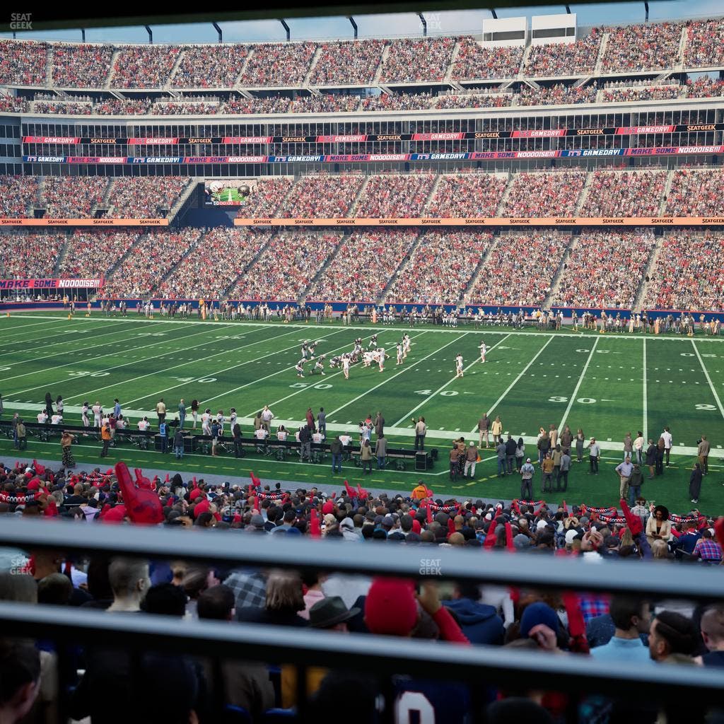 Gillette Stadium - Section 130 Seat View