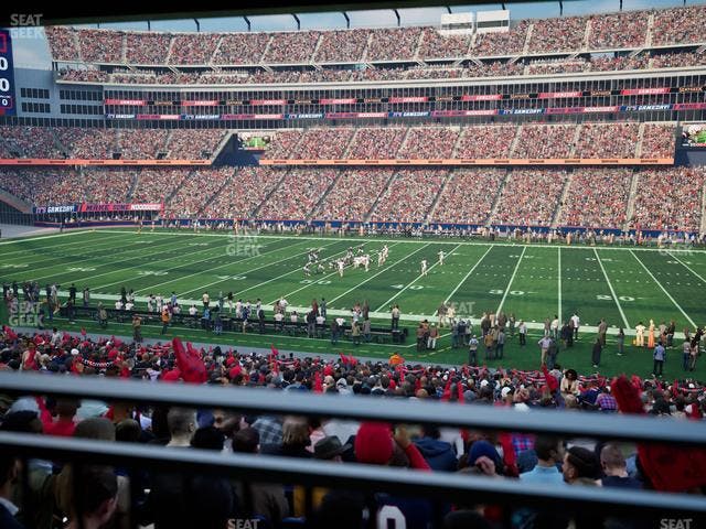 Gillette Stadium - Section 130 Seat View Gillette Stadium - Section 130 Seat View