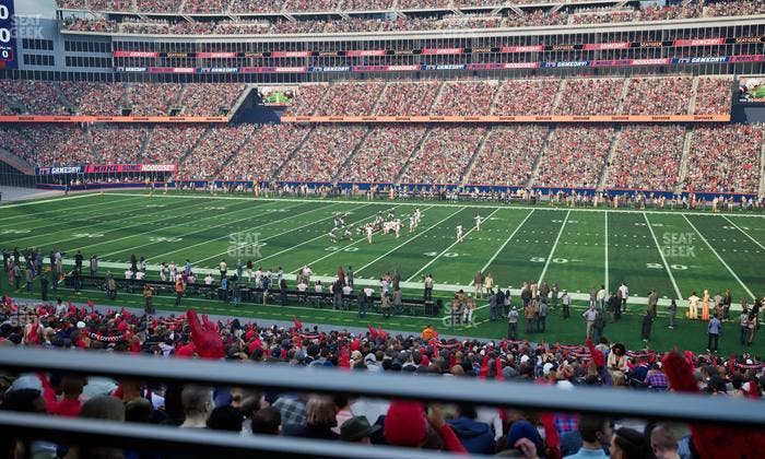 Gillette Stadium - Section 130 Seat View