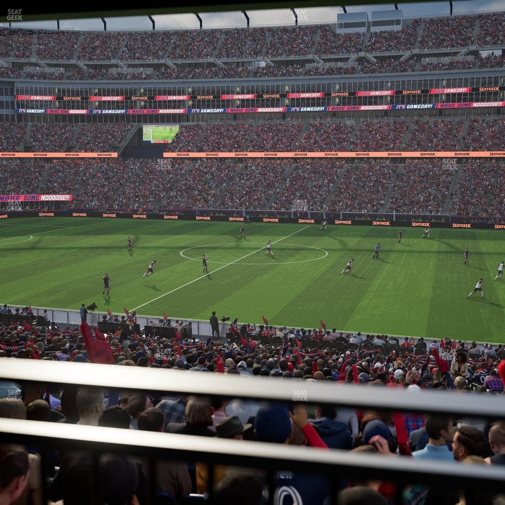 Gillette Stadium - Section 130 Seat View