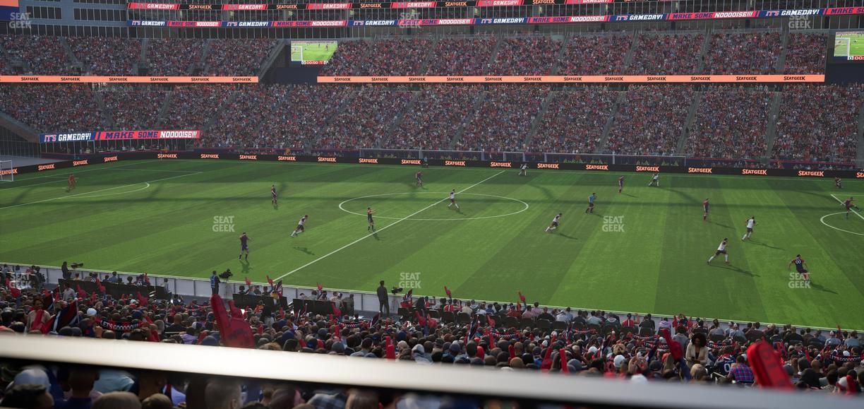 Gillette Stadium - Section 130 Seat View