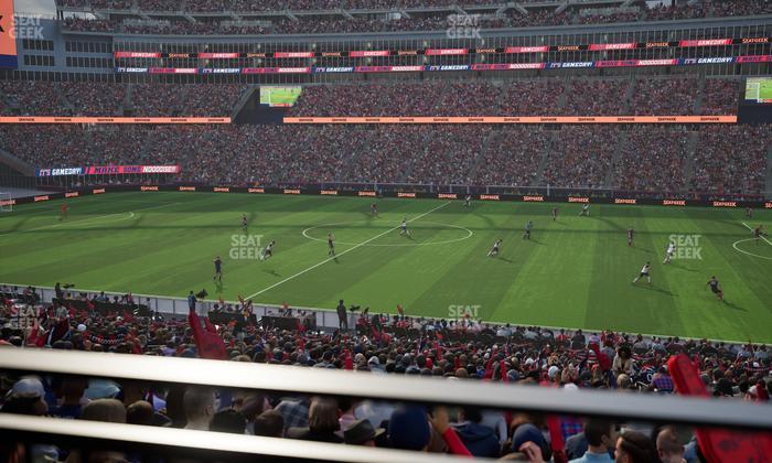 Gillette Stadium - Section 130 Seat View