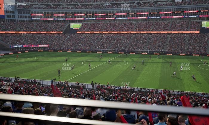 Gillette Stadium - Section 130 Seat View