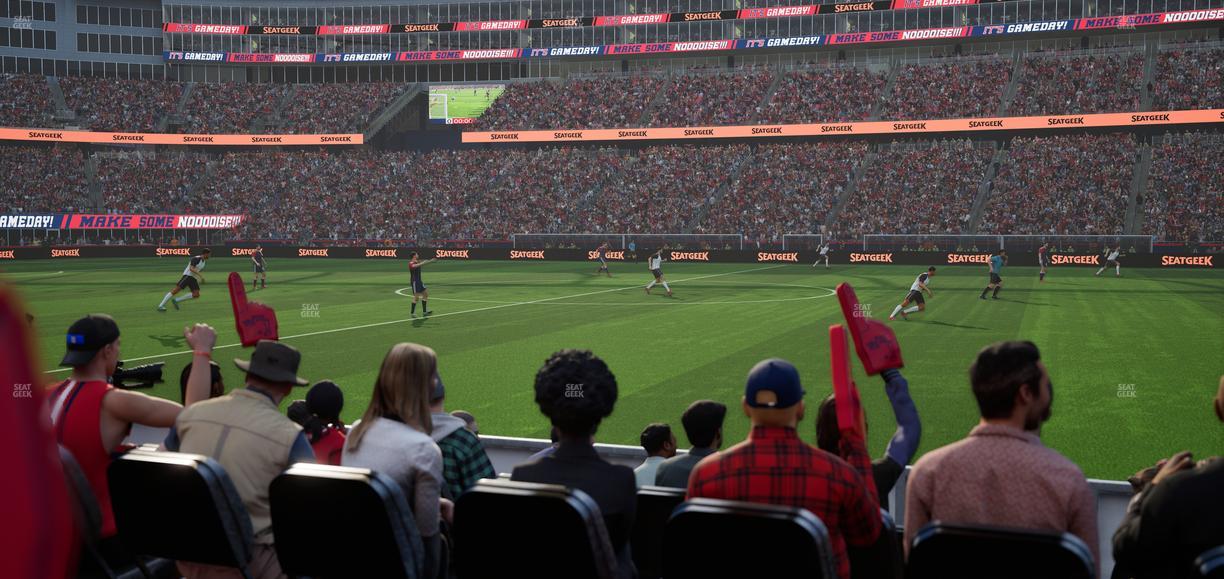 Gillette Stadium - Section 130 Seat View