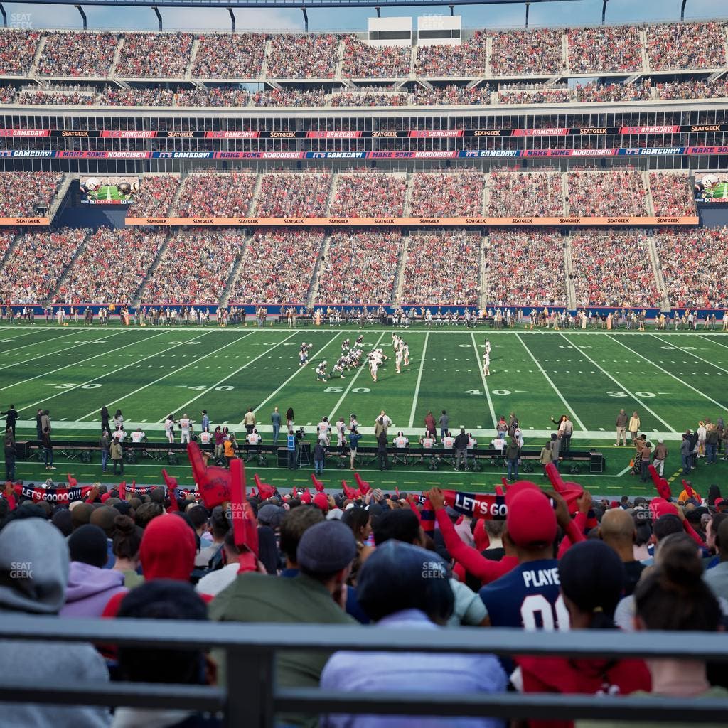 Gillette Stadium - Section 131 Seat View