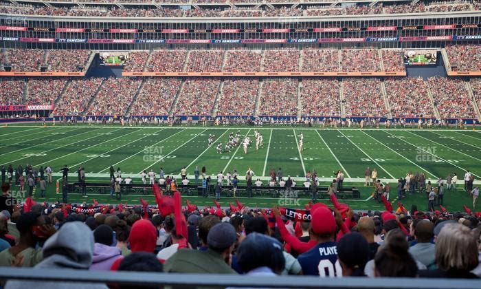 Gillette Stadium - Section 131 Seat View