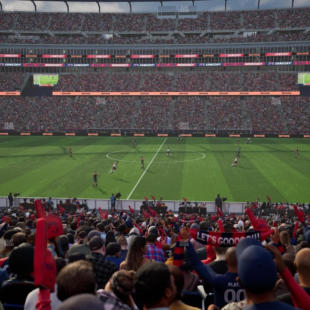 Gillette Stadium - Section 131 Seat View