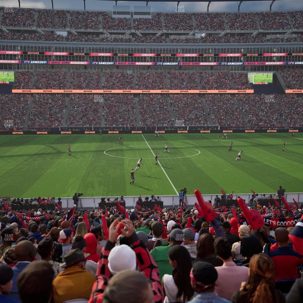 Gillette Stadium - Section 132 Seat View