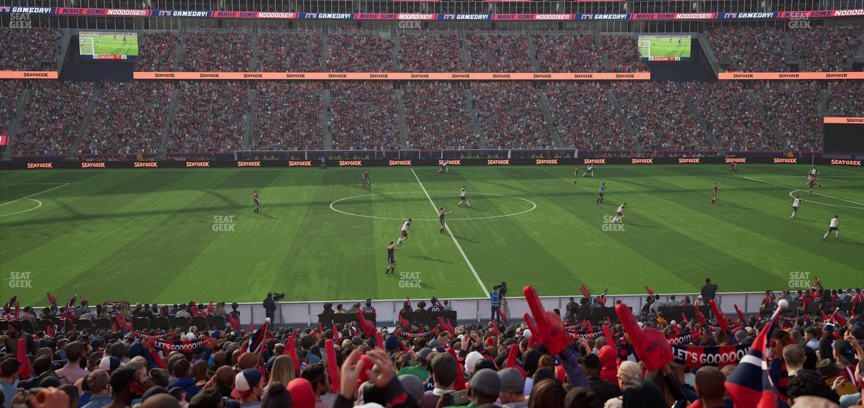 Gillette Stadium - Section 132 Seat View