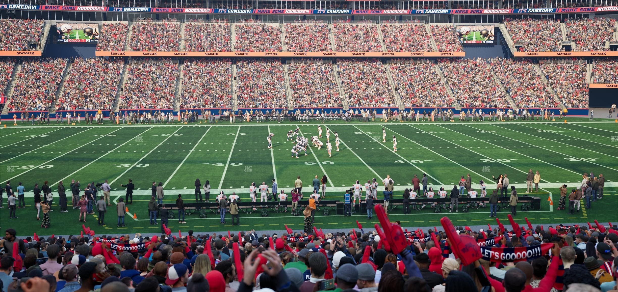 Gillette Stadium - Section 132 Seat View