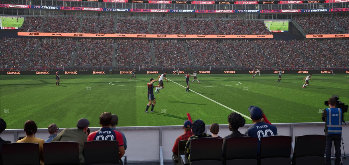 Gillette Stadium - Section 132 Seat View