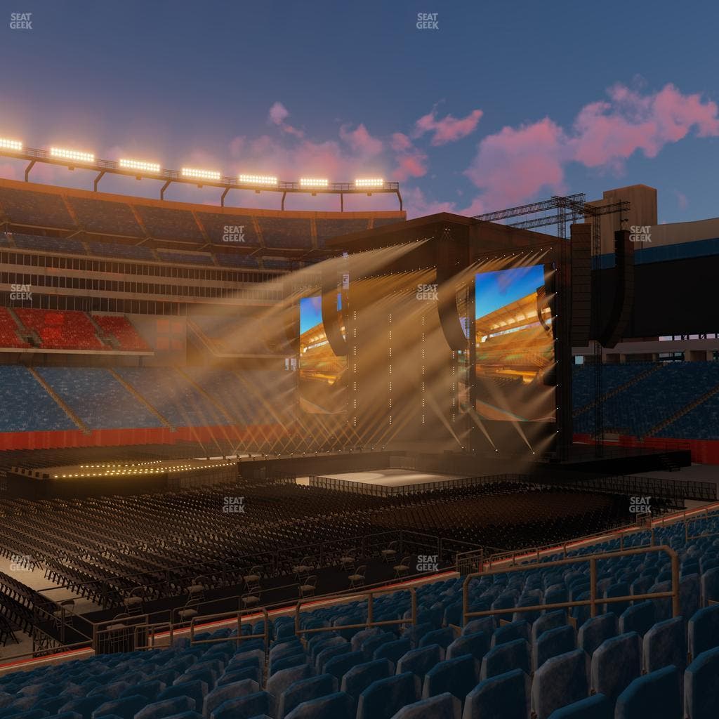 Gillette Stadium - Section 133 Seat View