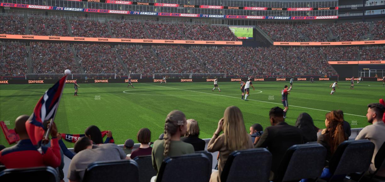 Gillette Stadium - Section 133 Seat View