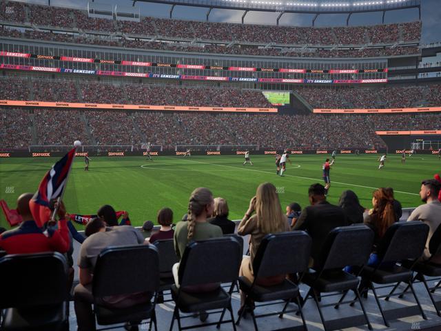 Gillette Stadium - Section 133 Seat View