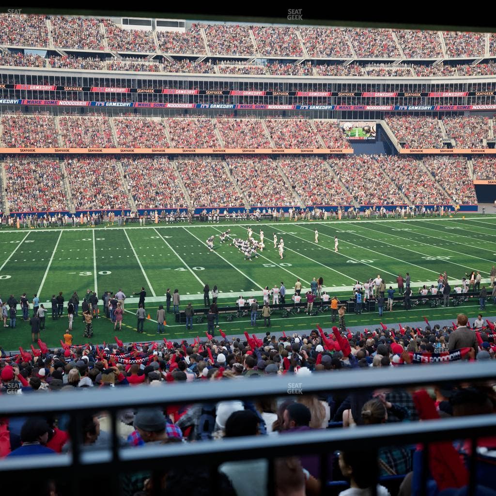 Gillette Stadium - Section 133 Seat View