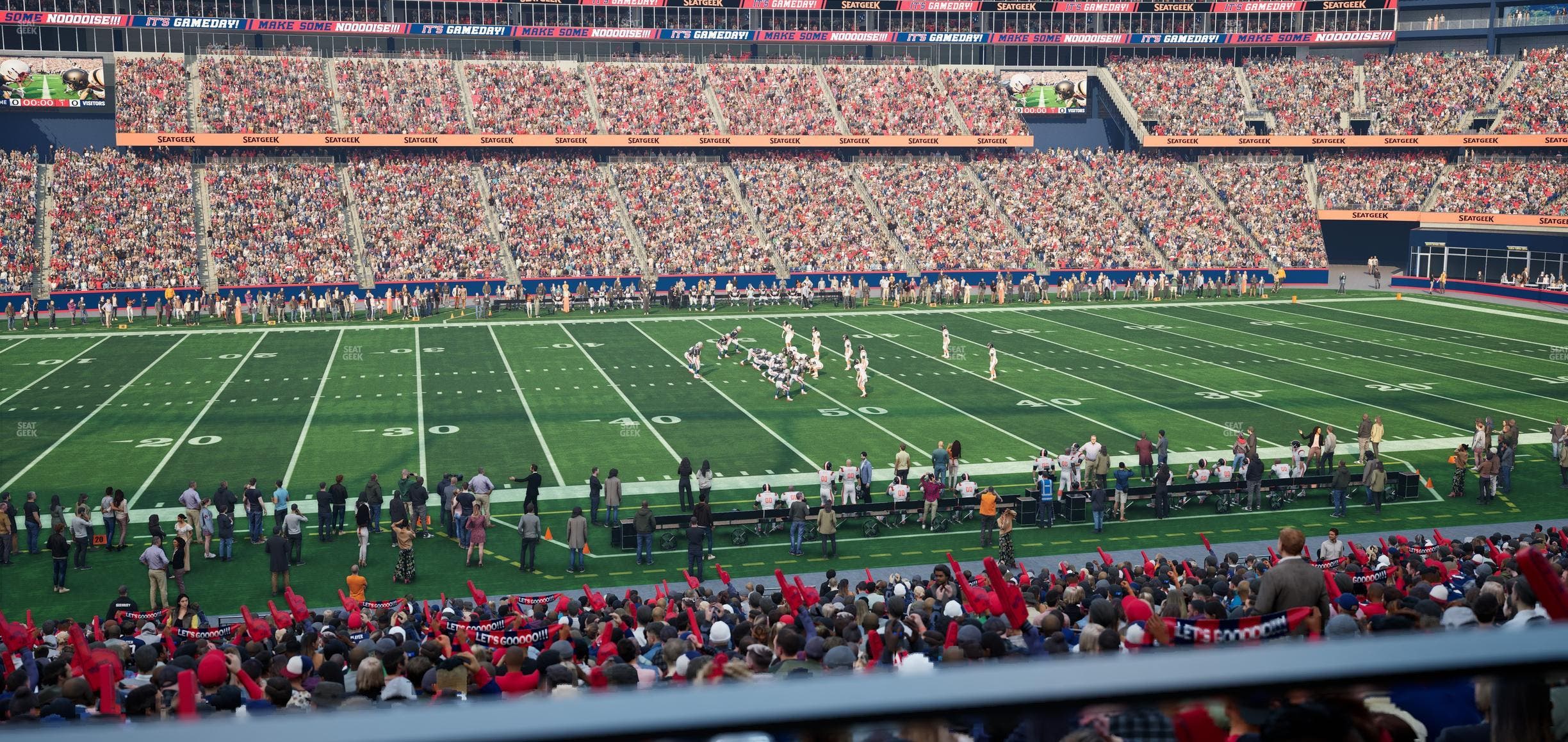 Gillette Stadium - Section 133 Seat View